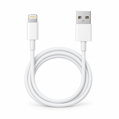 Câble USB-A vers Lightning blanc MAXPROMO
