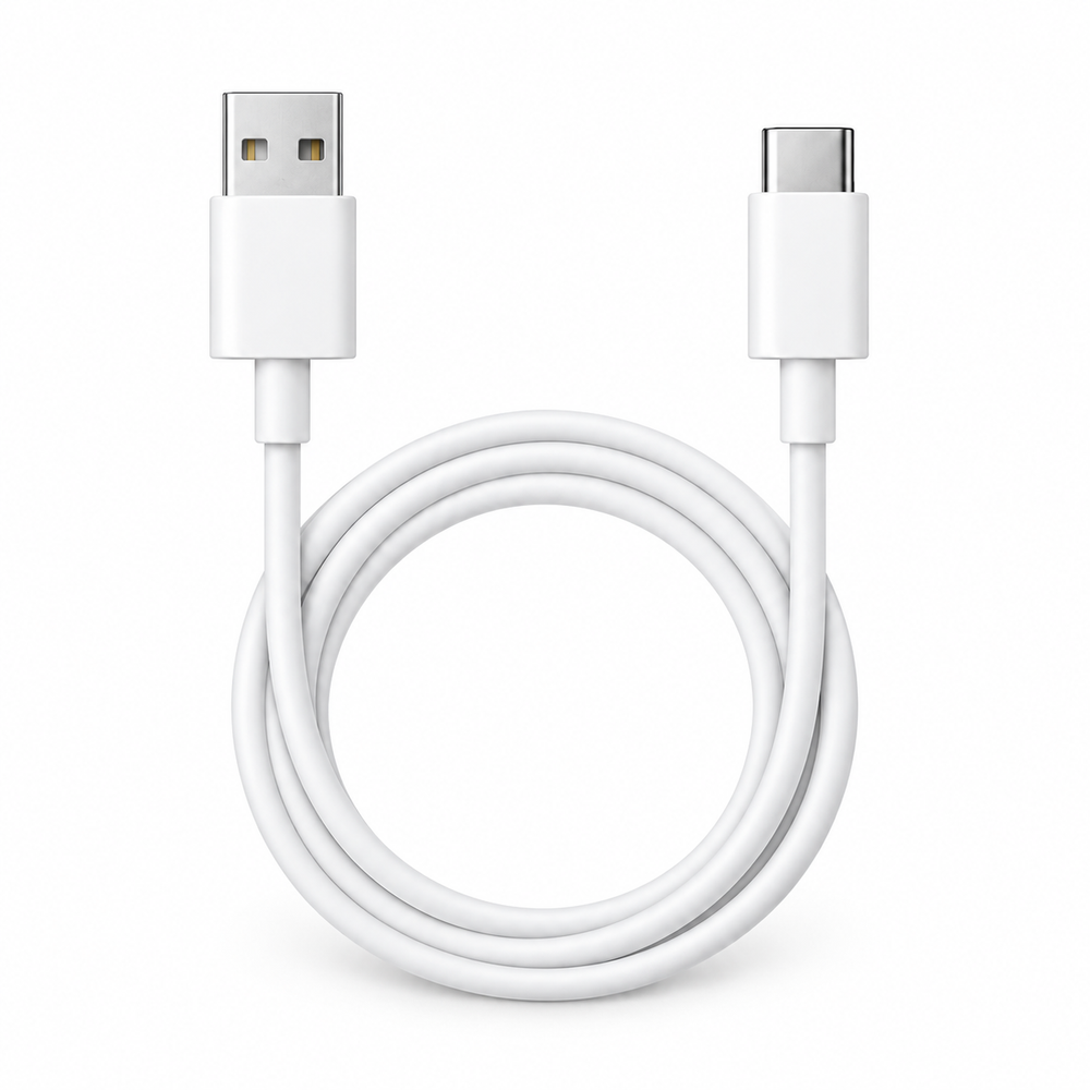 Câble USB-A vers USB-C blanc MAXPROMO