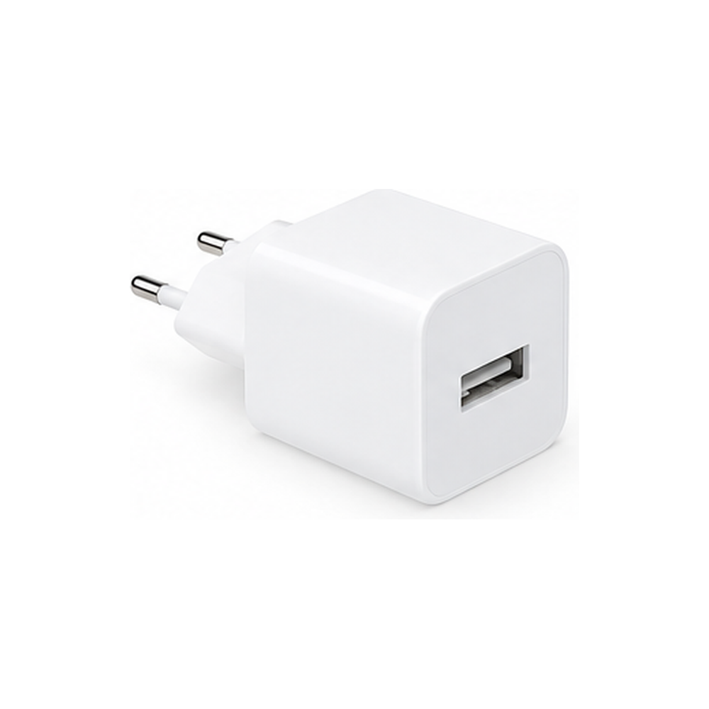 Prise secteur USB-A 2A blanche MAXPROMO