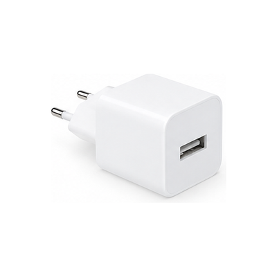 Prise secteur USB-A 2A blanche MAXPROMO