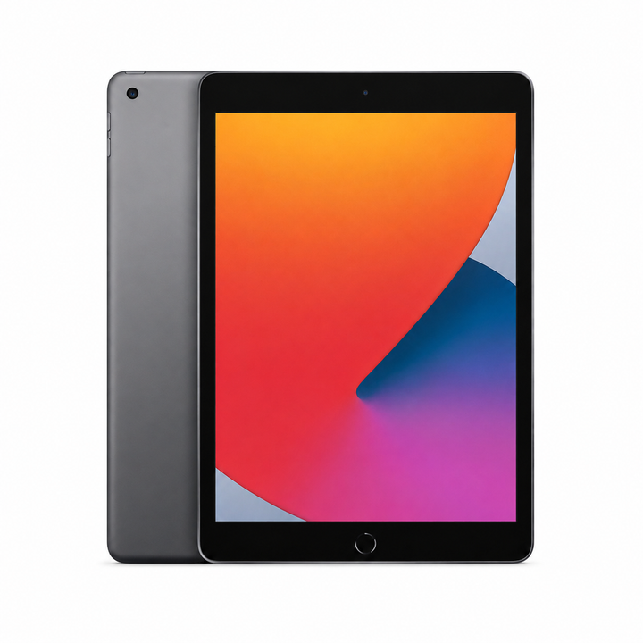 Apple iPad 10.2 2019 Gris sidéral - vue avant et arrière