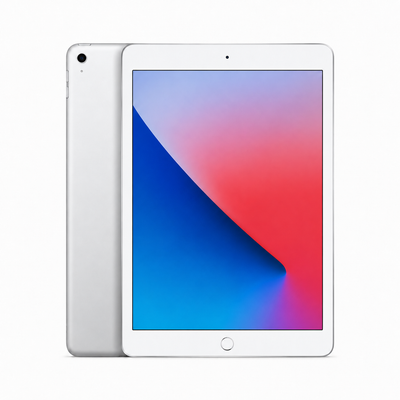 Apple iPad Air 2 Argent - vue avant et arrière