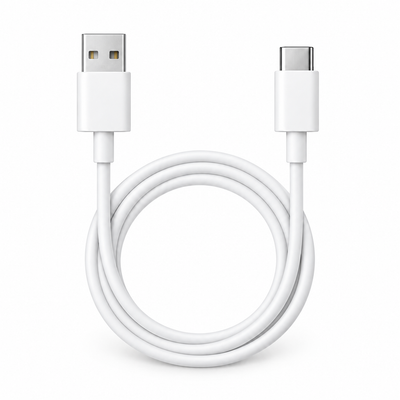 Câble USB-A vers USB-C blanc MAXPROMO