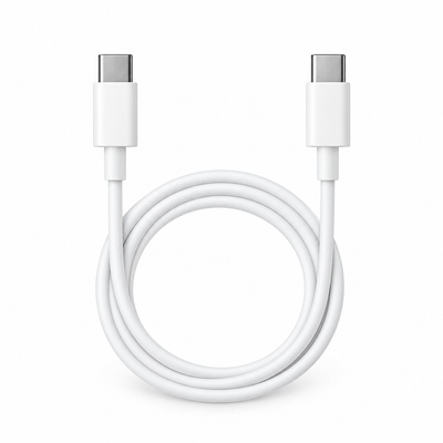 Câble USB-C vers USB-C blanc MAXPROMO